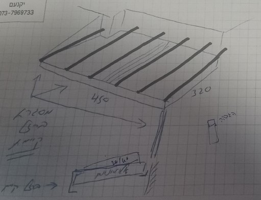 שרטוט של פרגולת דנפלון בכוכב יאיר