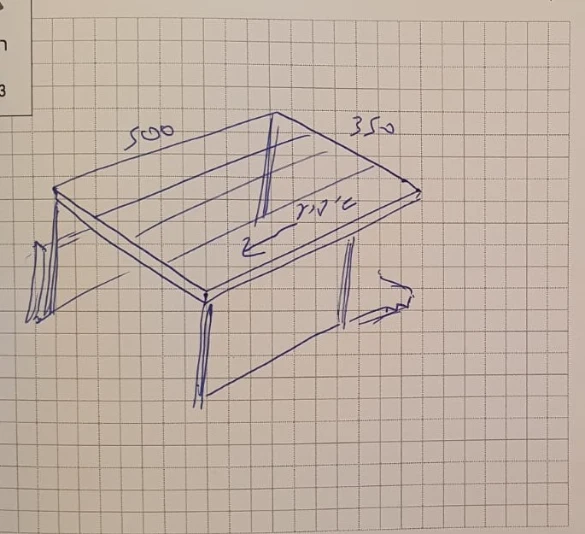 פרגולה לחניה שרטוט טכני